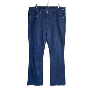 Roebuck & Co Straight Jeans 14 Women’s Dark Wash Gently Used [#0536]